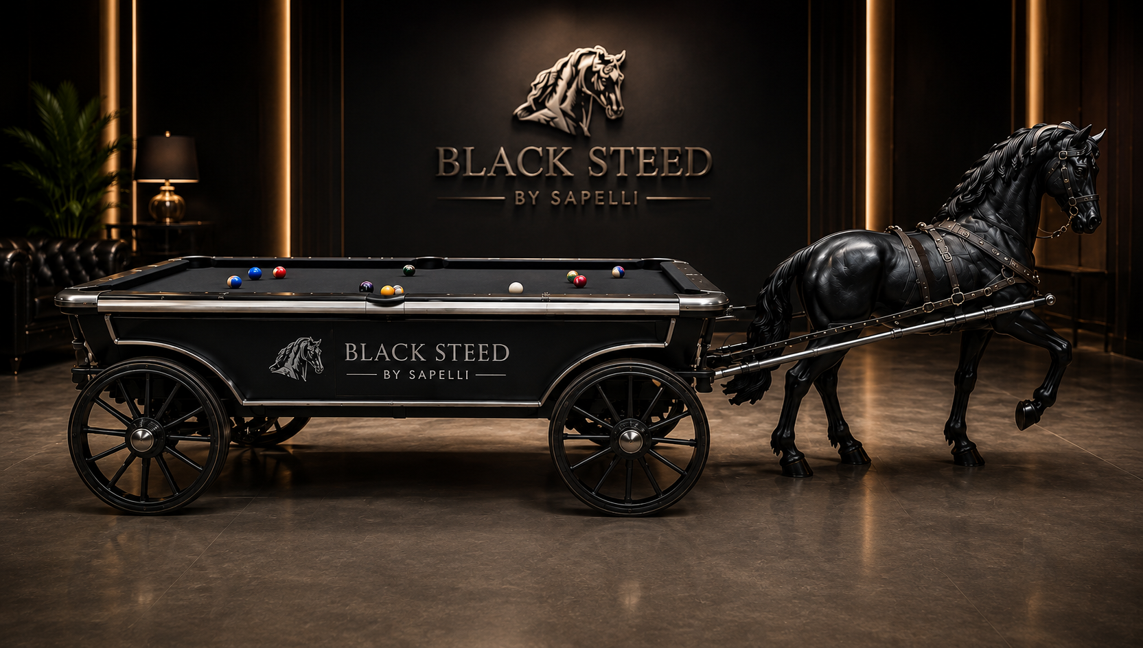 Sapelli Black Steed® Polyester Horse Edition