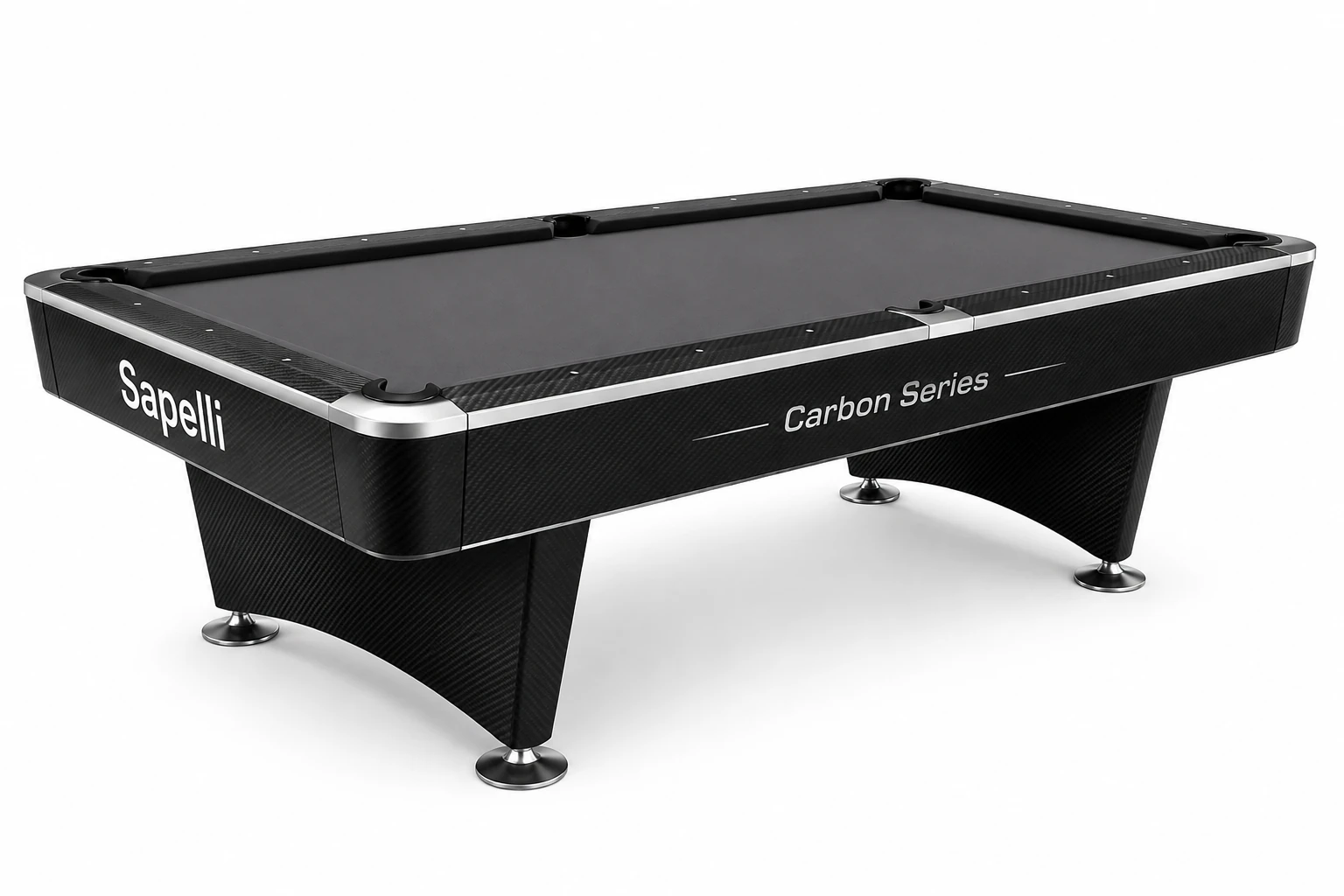 Sapelli Carbon Series - profesyonel bilardo masası - Türkiye Bilardo Sanayi üretimi Sapelli modeli - ürün katalog fotoğrafı Sapelli Carbon Series - profesyonel bilardo masası - Türkiye Bilardo Sanayi üretimi Sapelli modeli - ürün katalog fotoğrafı